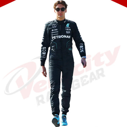 2024 George Russell Mercedes AMG F1 Team Race Suit - Velocity Racegear-2024 George Russell Mercedes AMG F1 Team Race Suit - Velocity Racegear-F1 Racing Suit