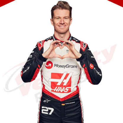 2024 Kevin Magnussen Haas F1 Team Race Suit - Velocity Racegear-2024 Kevin Magnussen Haas F1 Team Race Suit - Velocity Racegear-F1 Racing Suits