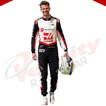 2024 Kevin Magnussen Haas F1 Team Race Suit - Velocity Racegear-2024 Kevin Magnussen Haas F1 Team Race Suit - Velocity Racegear-F1 Racing Suits