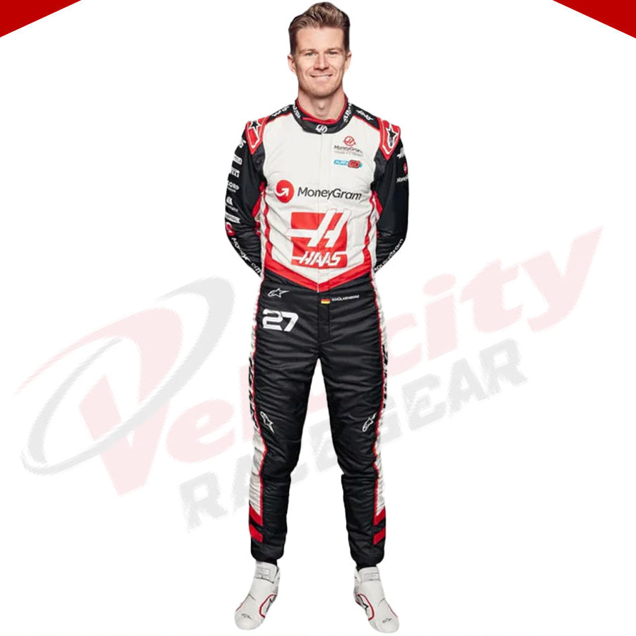 2024 Kevin Magnussen Haas F1 Team Race Suit - Velocity Racegear-2024 Kevin Magnussen Haas F1 Team Race Suit - Velocity Racegear-F1 Racing Suits