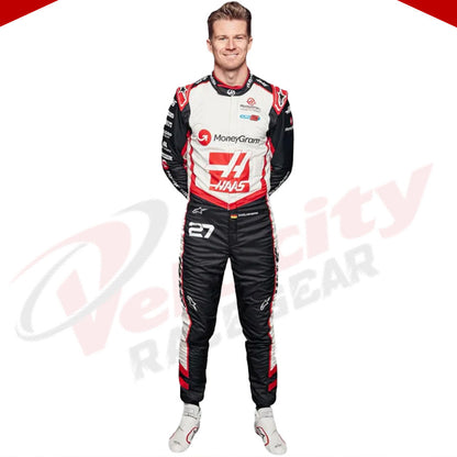 2024 Kevin Magnussen Haas F1 Team Race Suit - Velocity Racegear-2024 Kevin Magnussen Haas F1 Team Race Suit - Velocity Racegear-F1 Racing Suits