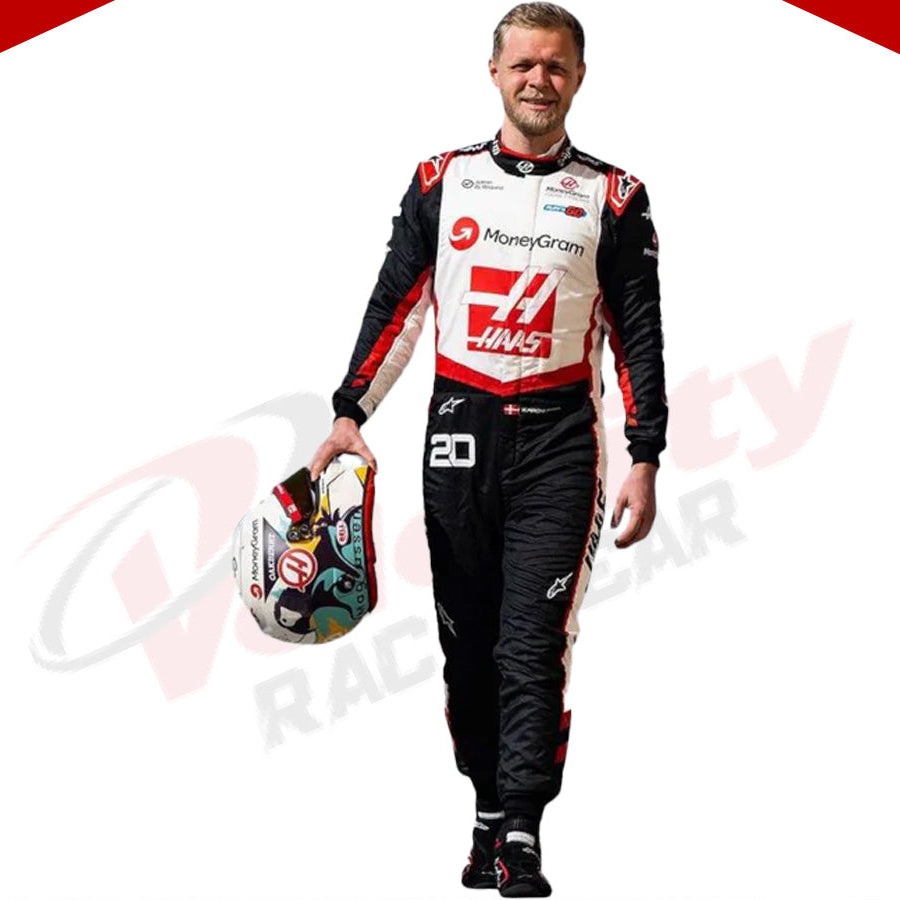 2024 Kevin Magnussen Haas F1 Team Race Suit - Velocity Racegear-2024 Kevin Magnussen Haas F1 Team Race Suit KIDS - Velocity Racegear-F1 Racing Suit