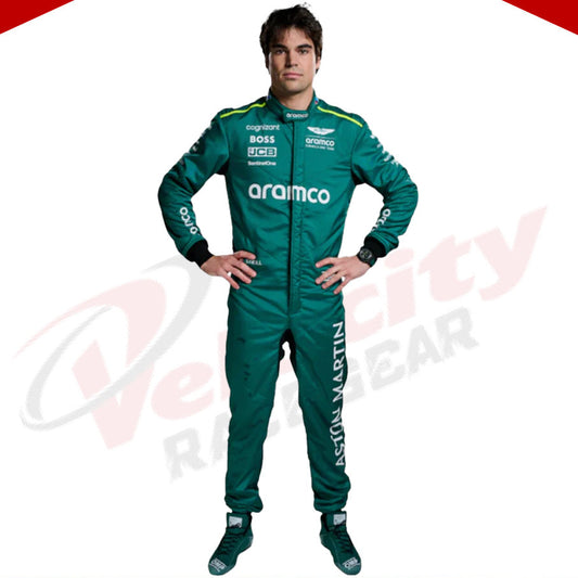 2024 Lance Stroll Aston Martin F1 Team Race Suit - Velocity Racegear-2024 Lance Stroll Aston Martin F1 Team Race Suit - Velocity Racegear-F1 Racing Suits