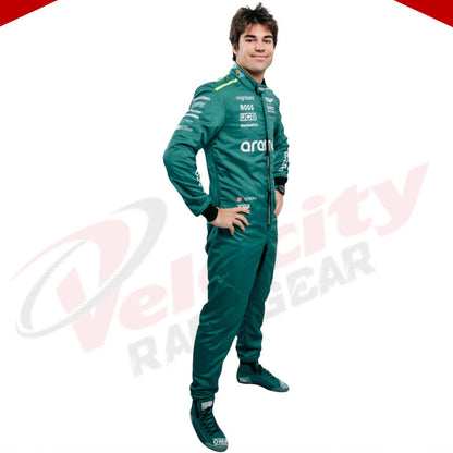 2024 Lance Stroll Aston Martin F1 Team Race Suit - Velocity Racegear-2024 Lance Stroll Aston Martin F1 Team Race Suit - Velocity Racegear-F1 Racing Suits