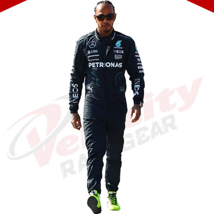 2024 Lewis Hamilton Mercedes AMG F1 Team Suit - Velocity Racegear-2024 Lewis Hamilton Mercedes AMG F1 Team Suit - Velocity Racegear-F1 Racing Suits
