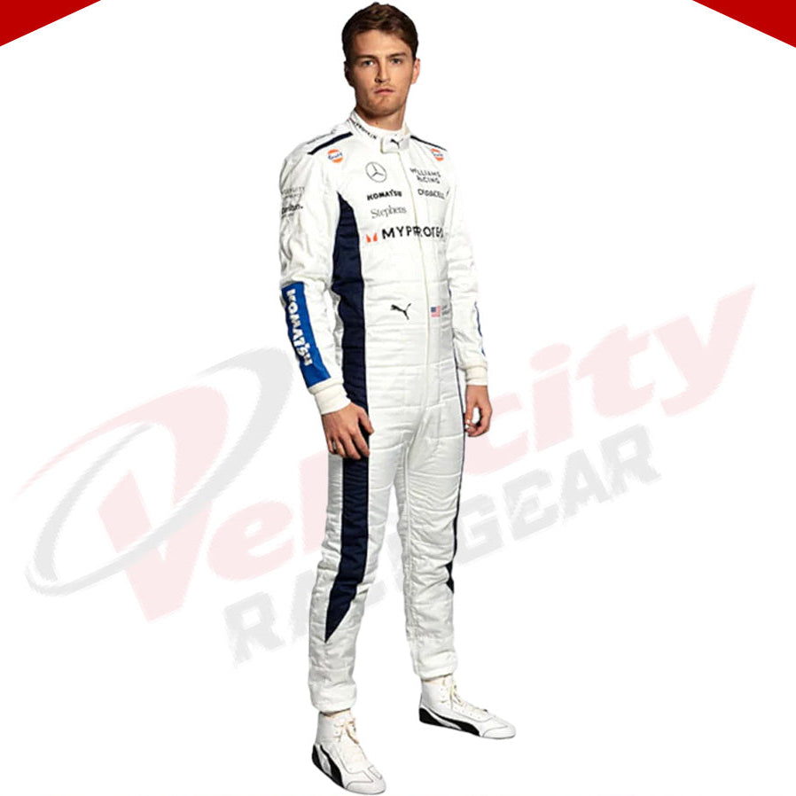 2024 Logan Sargeant Williams F1 Team Race Suit - Velocity Racegear-2024 Logan Sargeant Williams F1 Team Race Suit KIDS - Velocity Racegear-F1 Racing Suits