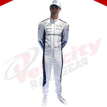 2024 Logan Sargeant Williams F1 Team Race Suit - Velocity Racegear-2024 Logan Sargeant Williams F1 Team Race Suit KIDS - Velocity Racegear-F1 Racing Suits