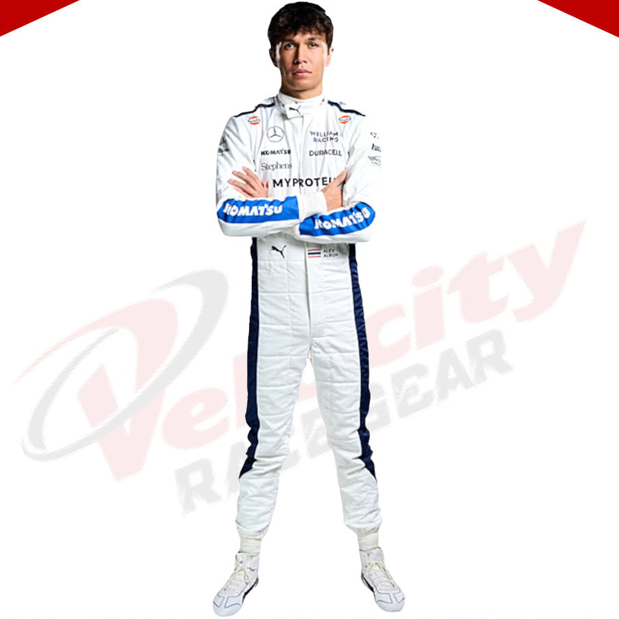 2024 New Alexander Albon Williams F1 Race Suit - Velocity Racegear-2024 New Alexander Albon Williams F1 Race Suit - Velocity Racegear-F1 Racing Suit