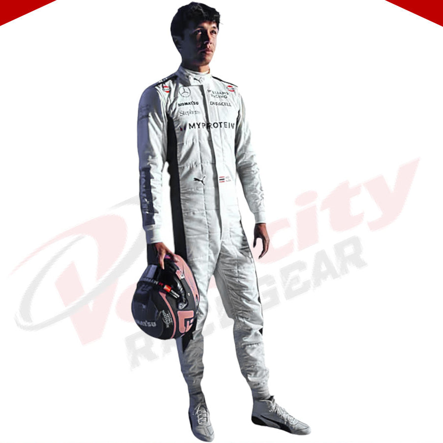 2024 New Alexander Albon Williams F1 Race Suit - Velocity Racegear-2024 New Alexander Albon Williams F1 Race Suit - Velocity Racegear-F1 Racing Suit