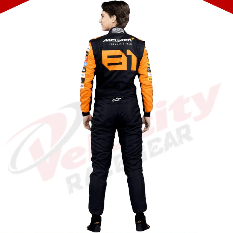 2024 New McLaren Oscar Piastri F1 Team Race Suit - Velocity Racegear-2024 New McLaren Oscar Piastri F1 Team Race Suit KIDS - Velocity Racegear-F1 Racing Suit
