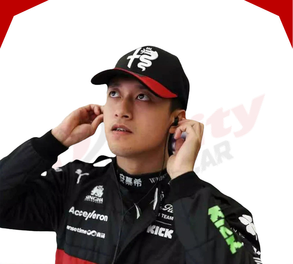 2024 Zhou Guanyu Race Suit Alfa Romeo F1 Team - Velocity Racegear-2024 Zhou Guanyu Race Suit Alfa Romeo F1 Team - Velocity Racegear-F1 Racing Suits