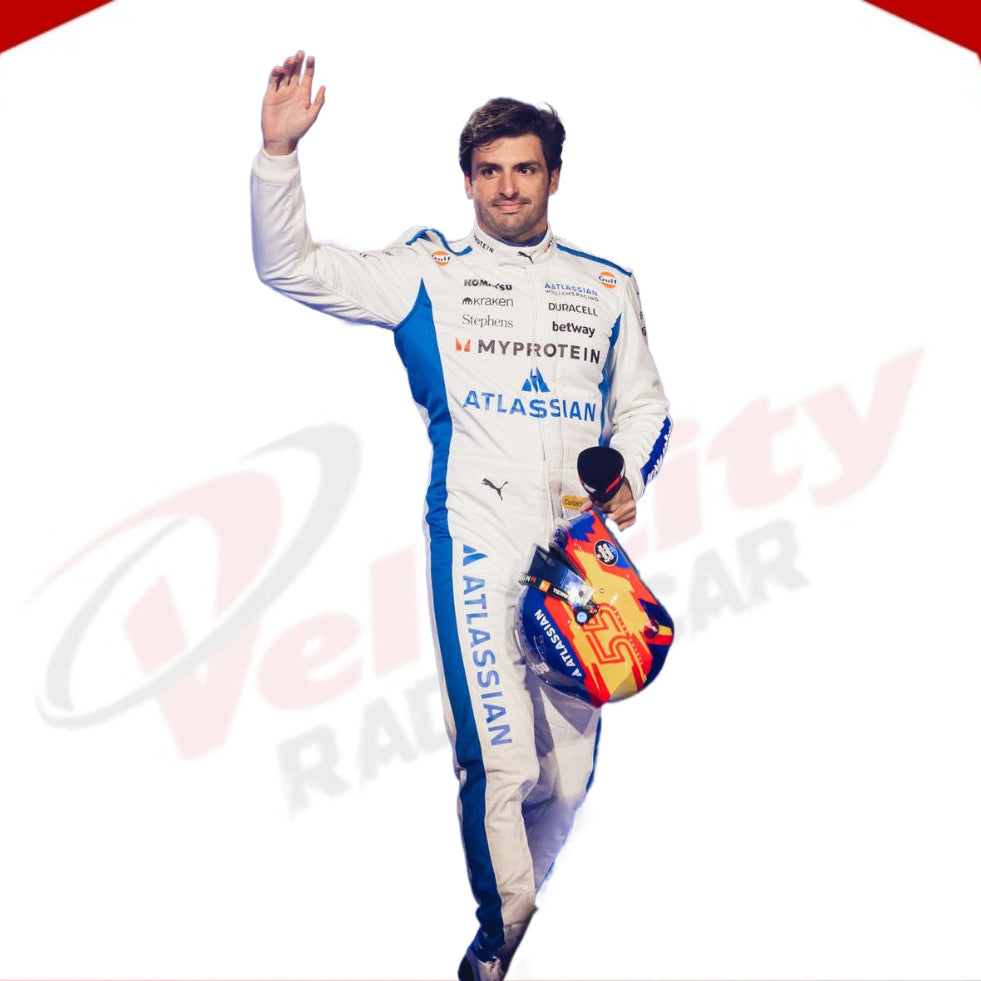 2025 Carlos Sainz Williams Racing F1 Racing Suit - Velocity Racegear-2024 Logan Sargeant Williams F1 Team Race Suit KIDS - Velocity Racegear-F1 Racing Suits