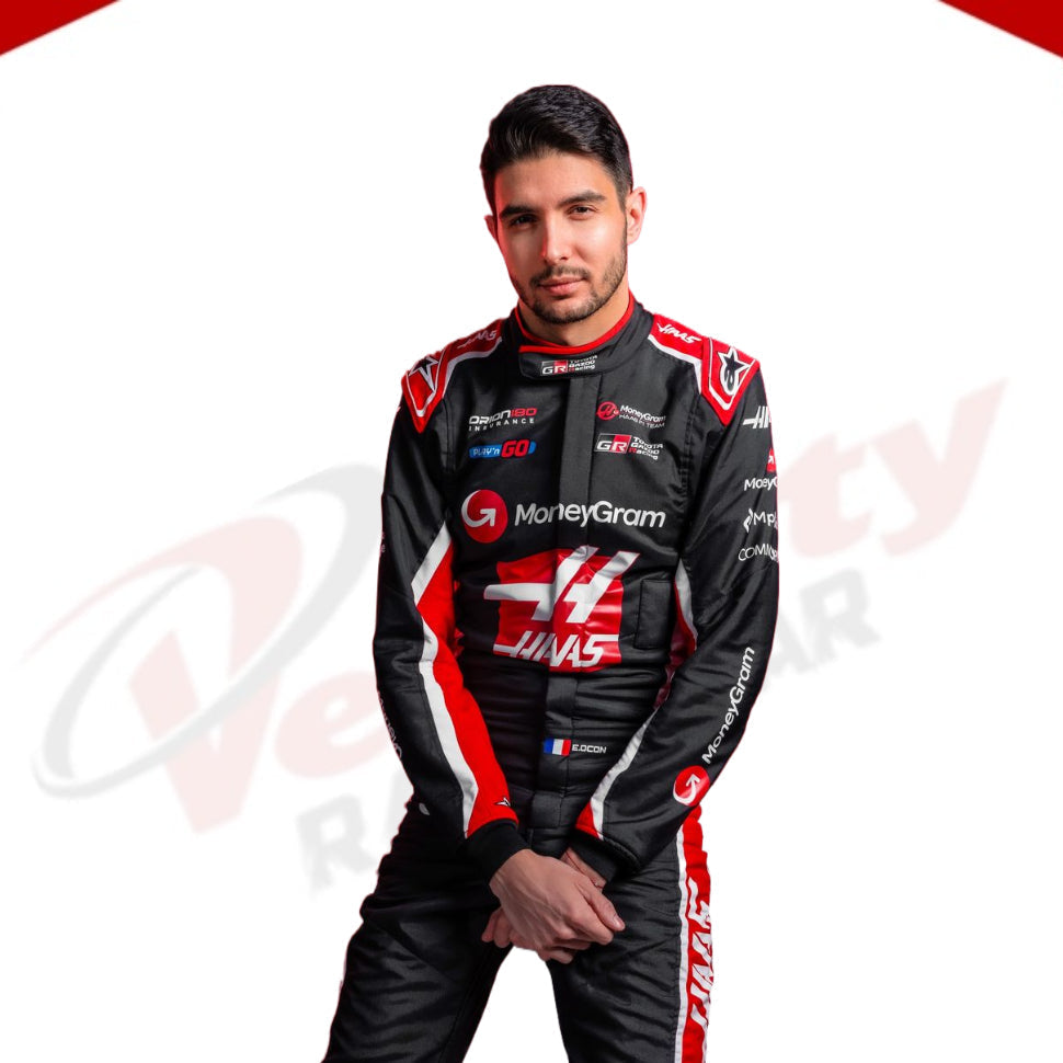 2025 Esteban Ocon MoneyGram Haas F1 Racing Suit - Velocity Racegear-2024 Kevin Magnussen Haas F1 Team Race Suit KIDS - Velocity Racegear-F1 Racing Suit