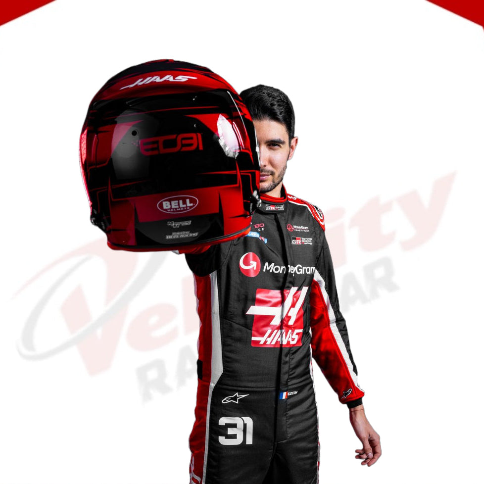 2025 Esteban Ocon MoneyGram Haas F1 Racing Suit - Velocity Racegear-2024 Kevin Magnussen Haas F1 Team Race Suit KIDS - Velocity Racegear-F1 Racing Suit