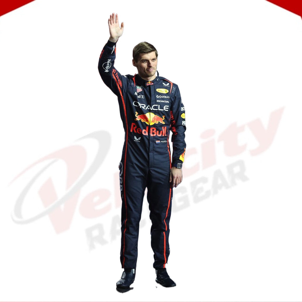 2025 Max Verstappen Oracle Red Bull Racing F1 Racing Suit - Velocity Racegear-null