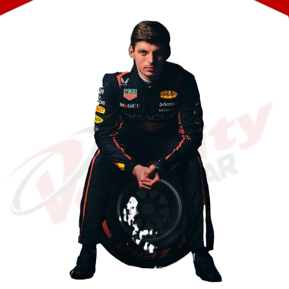 2025 Max Verstappen Oracle Red Bull Racing F1 Racing Suit - Velocity Racegear-null