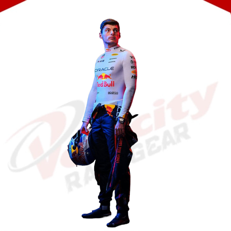 2025 Max Verstappen Oracle Red Bull Racing F1 Racing Suit - Velocity Racegear-null