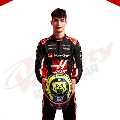 2025 Oliver Bearman MoneyGram Haas F1 Racing Suit - Velocity Racegear-2024 Kevin Magnussen Haas F1 Team Race Suit KIDS - Velocity Racegear-F1 Racing Suit
