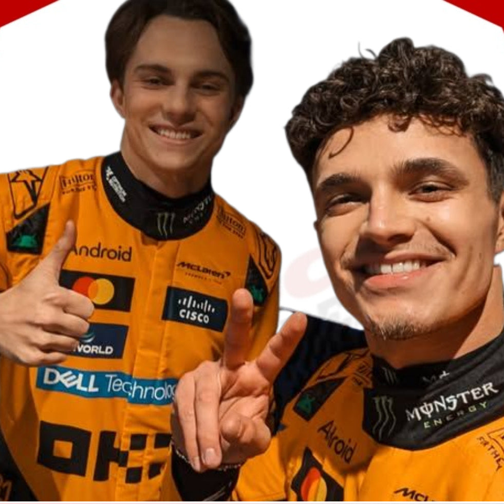 2025 Oscar Piastri Mclaren F1 Racing Suit - Velocity Racegear-NEW MCLAREN SILVERSTONE OSCAR PIASTRI 2023 F1 TEAM RACE SUIT - Velocity Racegear-F1 Racing Suits