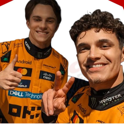 2025 Oscar Piastri Mclaren F1 Racing Suit - Velocity Racegear-NEW MCLAREN SILVERSTONE OSCAR PIASTRI 2023 F1 TEAM RACE SUIT - Velocity Racegear-F1 Racing Suits
