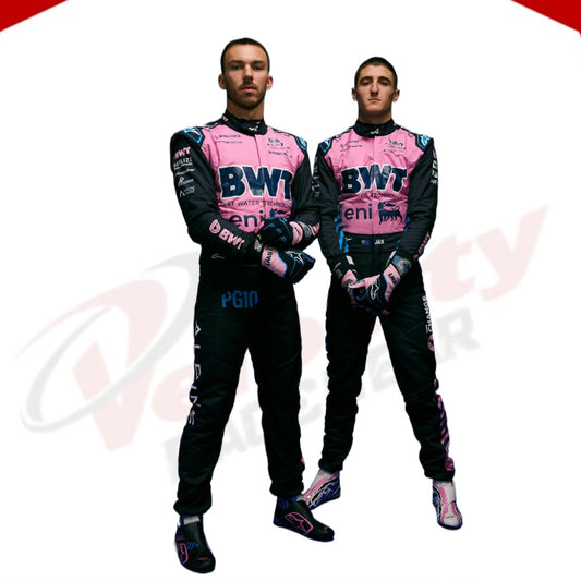 2025 Pierre Gasly Alpine F1 Team f1 Racing Suit - Velocity Racegear-2022 Fernando Alonso BWT Alpine F1 Team Replica Race Suit - Velocity Racegear-F1 Racing Suit