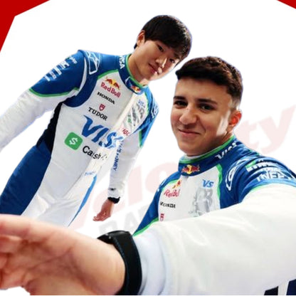 2025 Yuki Tsunoda Visa Cash App RB F1 Racing Suit - Velocity Racegear-null