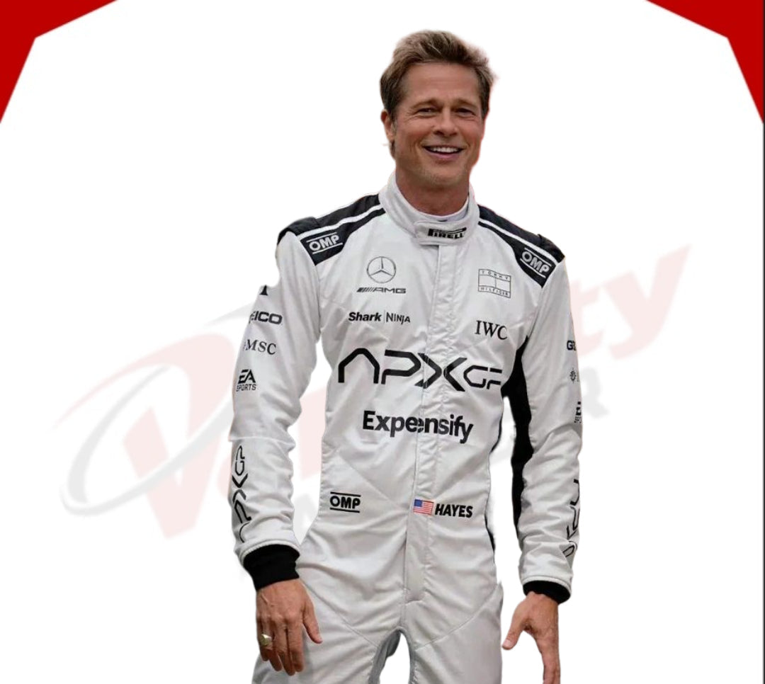 Brad Pitt 2025 Formula 1 Movie APX Race Suit