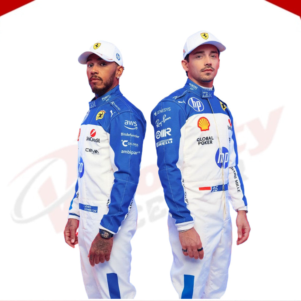 Charles Leclerc 2025 Miami GP Scuderia Ferrari F1 Replica Race Suit