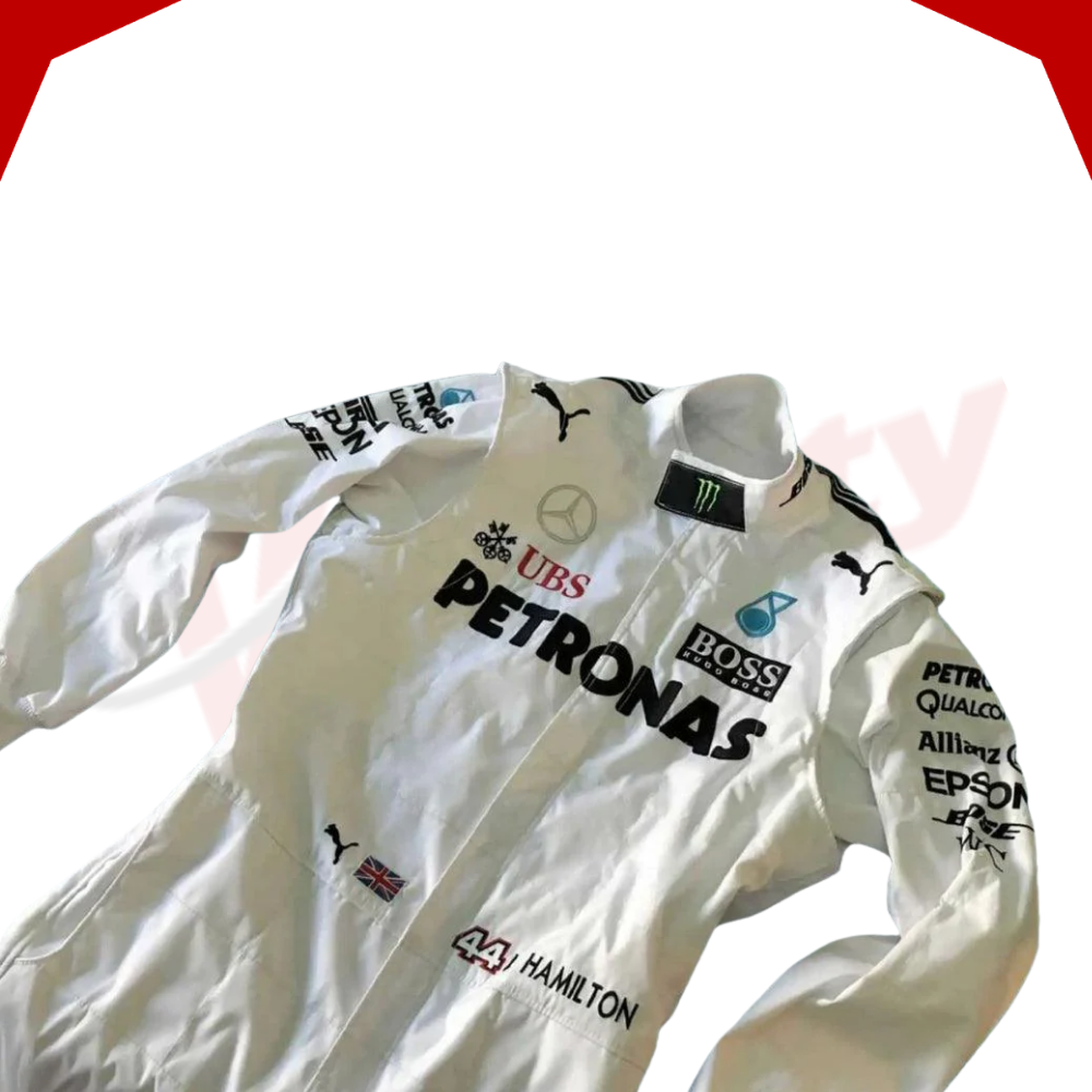 Lewis Hamilton 2017 F1 Team Mercedes AMG Petronas Embroidered Race Suit