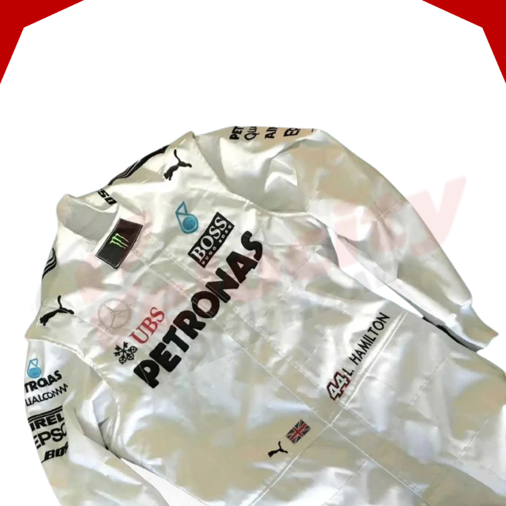 Lewis Hamilton 2017 F1 Team Mercedes AMG Petronas Embroidered Race Suit