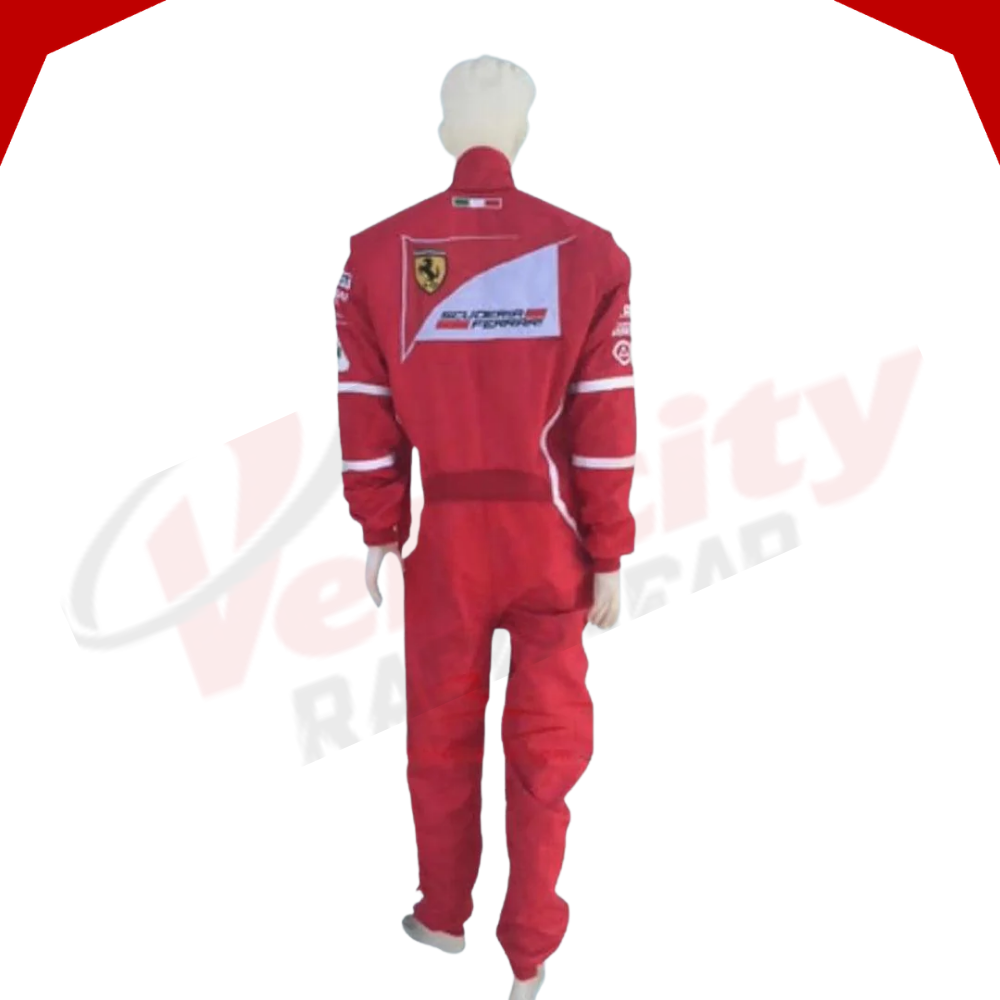 Sebastian Vettel 2017 Ferrari F1 Embroidered Replica Race Suit