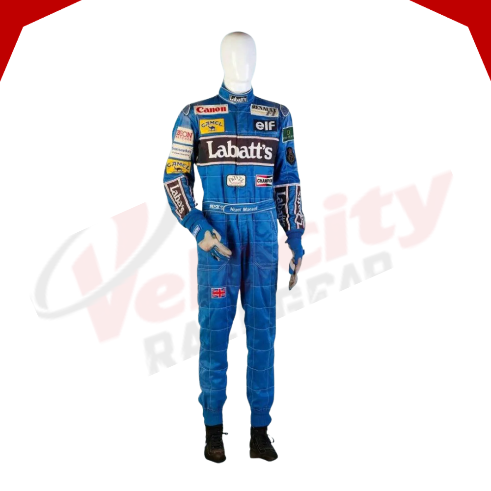 Nigel Mansell 1992 F1 Embroidery Race Suit