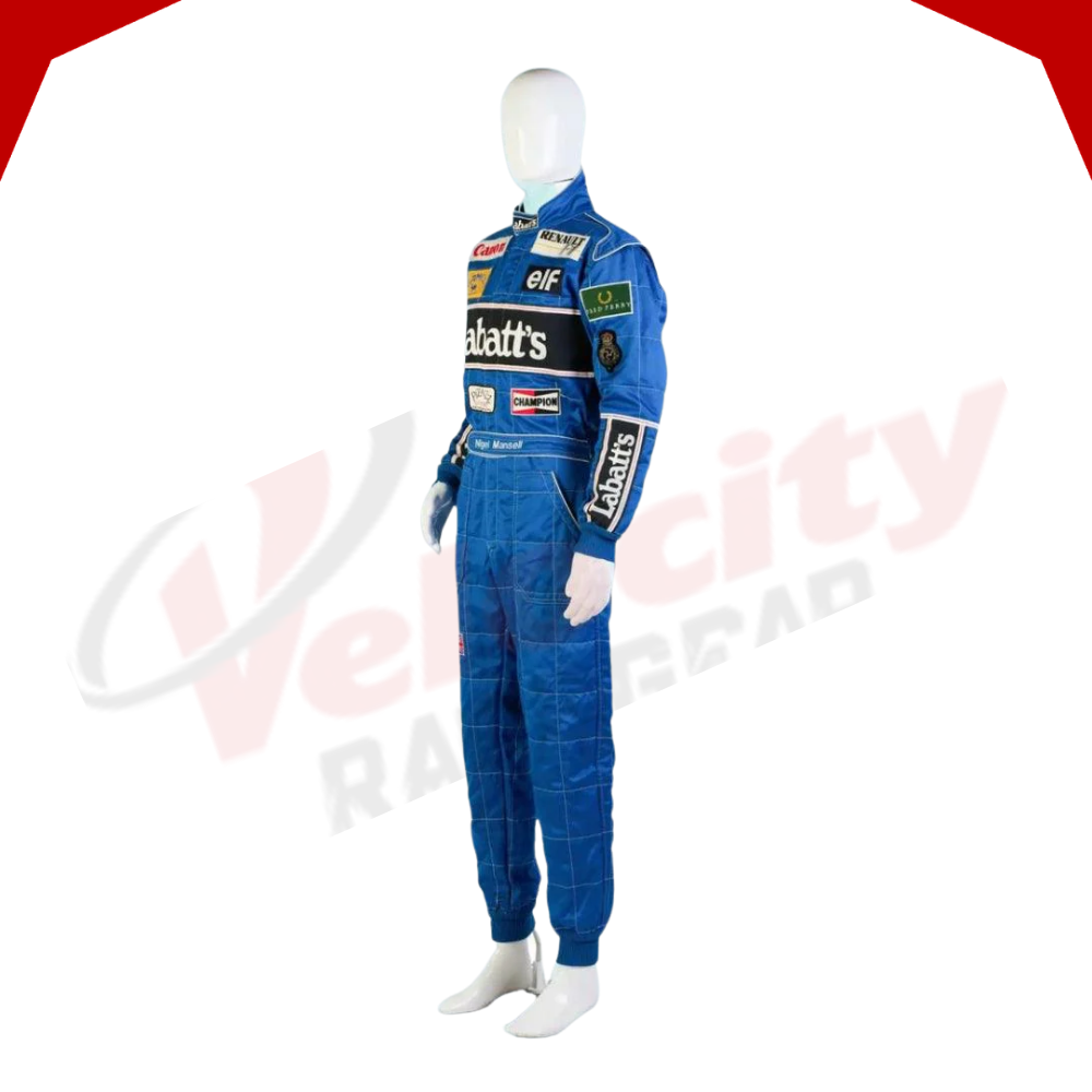 Nigel Mansell 1992 F1 Embroidery Race Suit