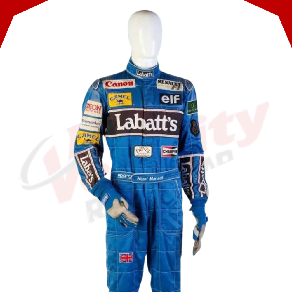 Nigel Mansell 1992 F1 Embroidery Race Suit