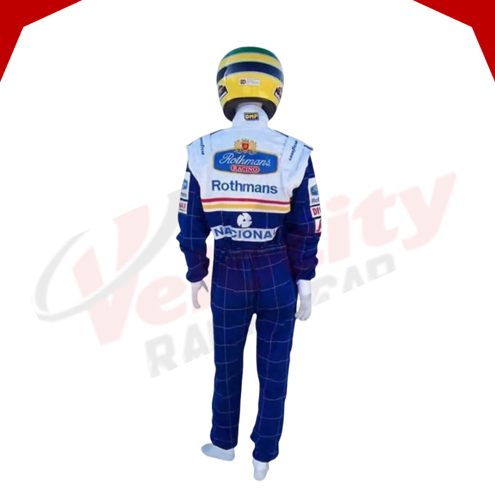 Ayrton Senna 1994 Williams Rothmans F1 Embroidered Race Suit