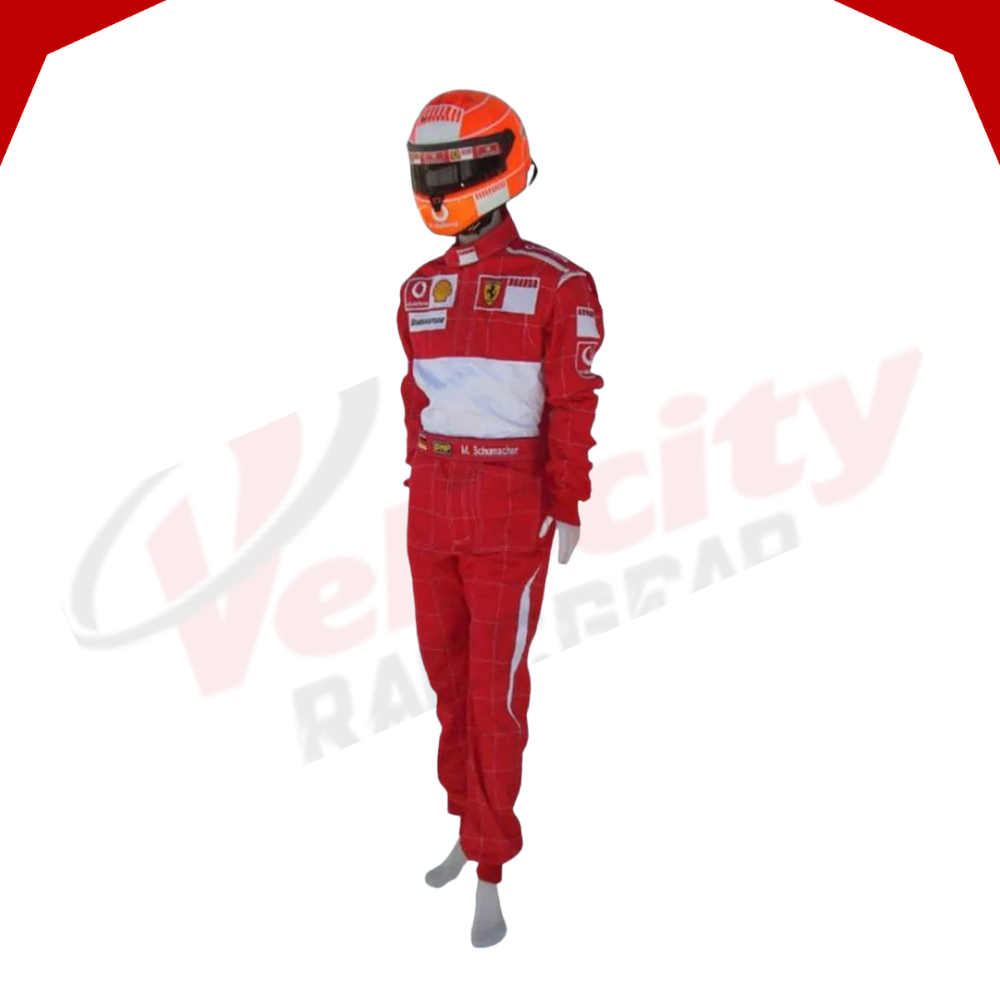 Michael Schumacher 2006 BAR CODE Ferrari F1 Embroidered Replica Race Suit