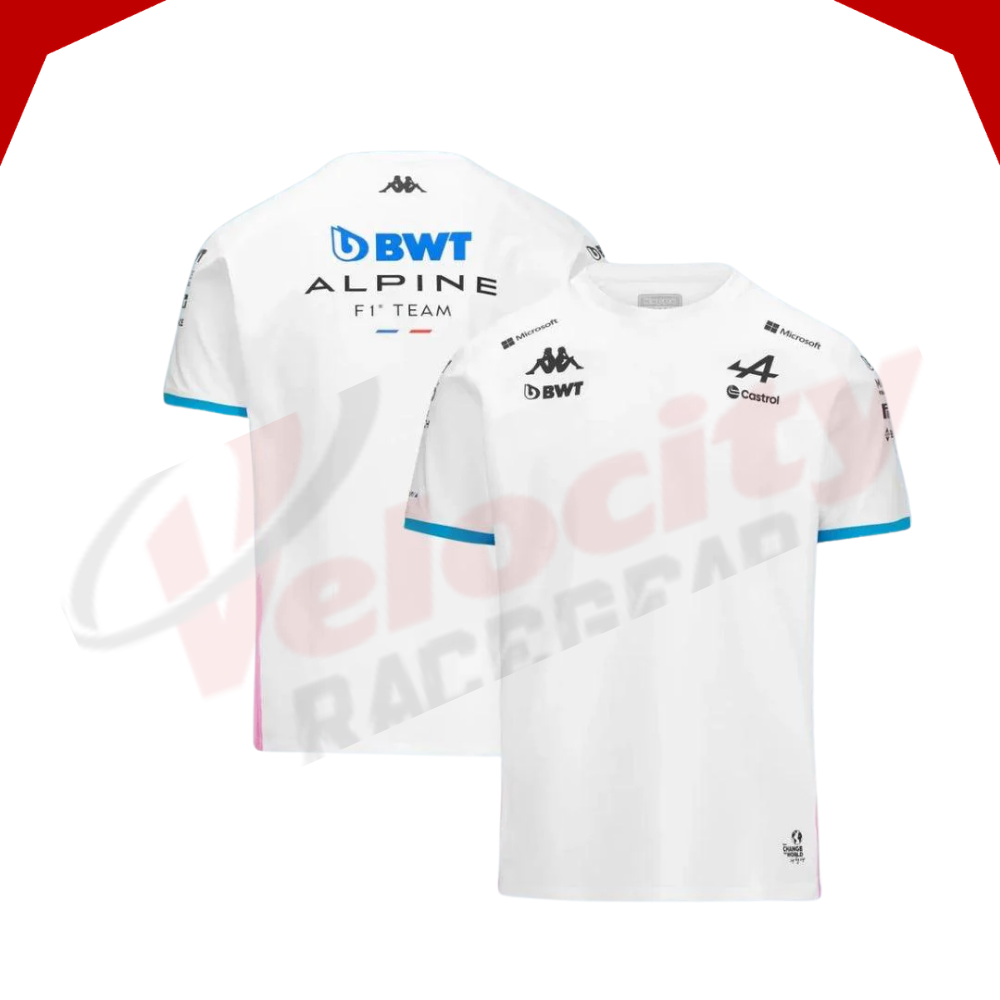 Alpine F1 Team 2024 Official Team White T-Shirt