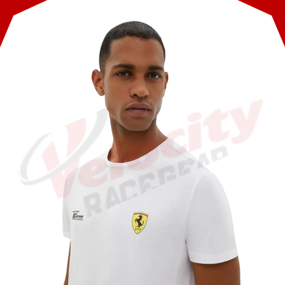 Ferrari Hypercar 2024 Safety Special Edition White T-Shirt