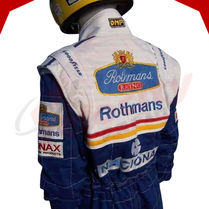 Ayrton Senna 1994 Williams Rothmans F1 Embroidered Race Suit