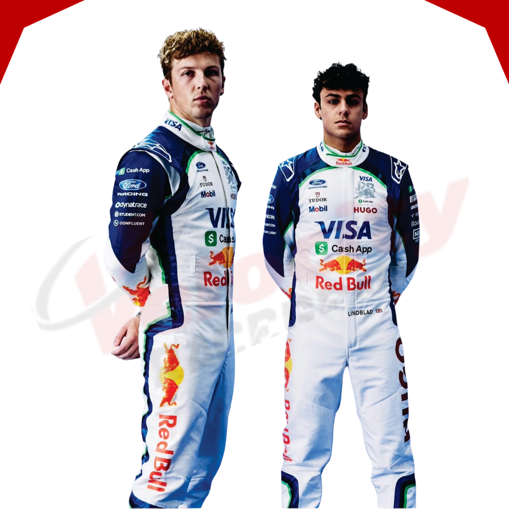 Liam Lawson 2026 Visa Cash App F1 Racing Suit