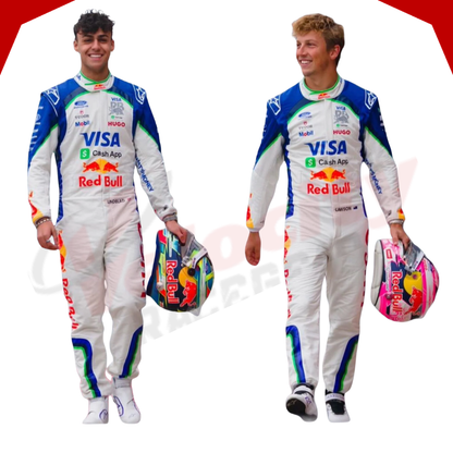 Liam Lawson 2026 Visa Cash App F1 Racing Suit