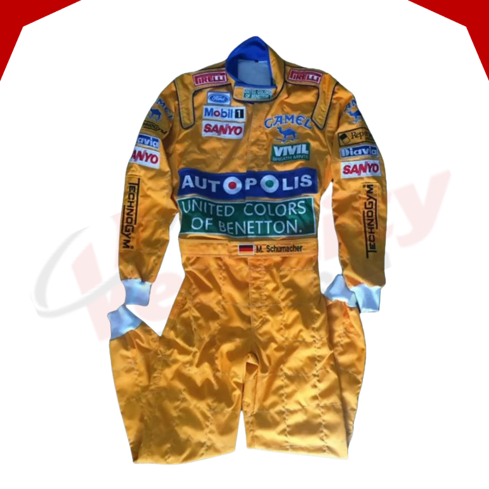 Michael Schumacher 1992 Benetton F1 Embroidered Replica Race Suit