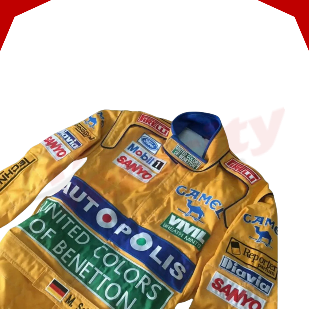 Michael Schumacher 1992 Benetton F1 Embroidered Replica Race Suit