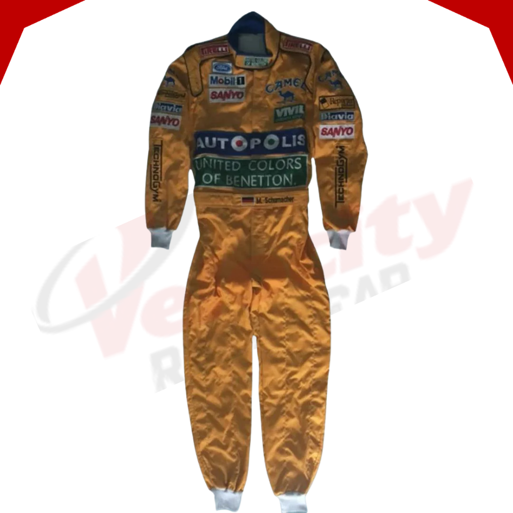 Michael Schumacher 1992 Benetton F1 Embroidered Replica Race Suit
