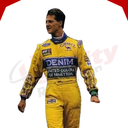 Michael Schumacher 1991 F1 Team Embroidered Replica Race Suit
