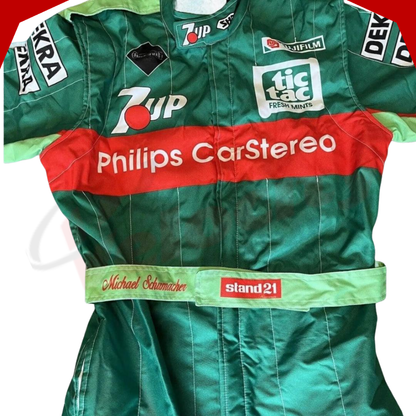Michael Schumacher 1991 Belgian Grand Prix F1 Embroidery Race Suit
