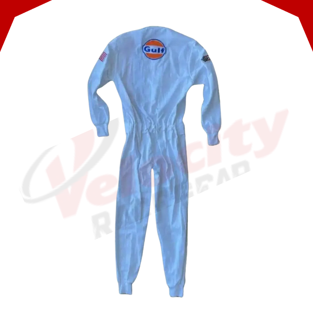 Michael Delaney Steve McQueen Le Mans 1971 Embroidery Race Suit