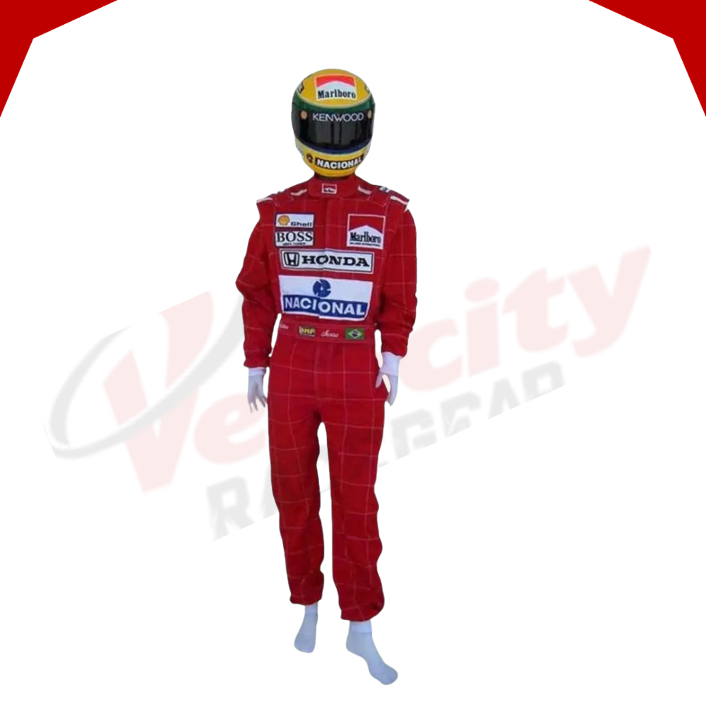 Ayrton Senna 1991 McLaren F1 Embroidered Replica Race Suit