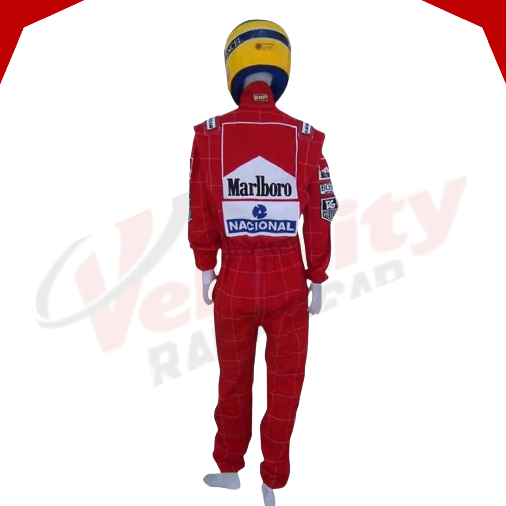 Ayrton Senna 1991 McLaren F1 Embroidered Replica Race Suit