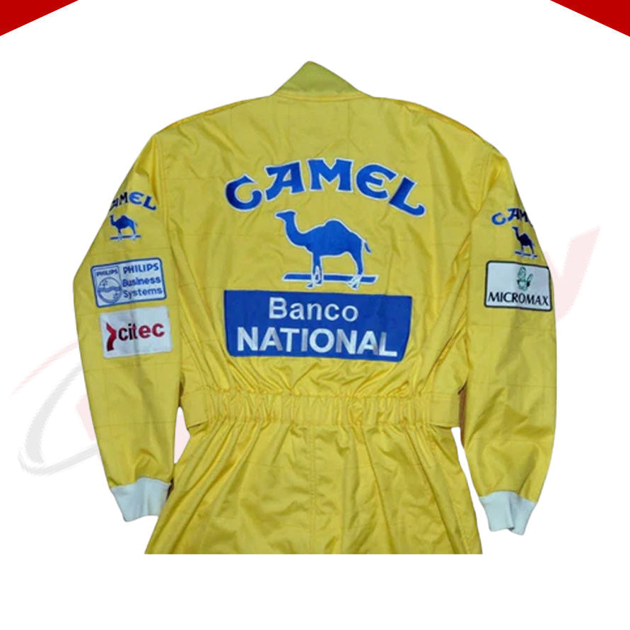 AYRTON SENNA SIGNED LOTUS 1987 F1 REPLICA Race SUIT - Velocity Racegear-AYRTON SENNA SIGNED LOTUS 1987 F1 REPLICA Race SUIT - Velocity Racegear-F1 Racing Suit